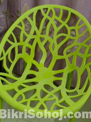 Stylee Ventral Arm Chair-lime Green
